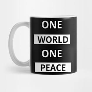 One World, One Peace Mug